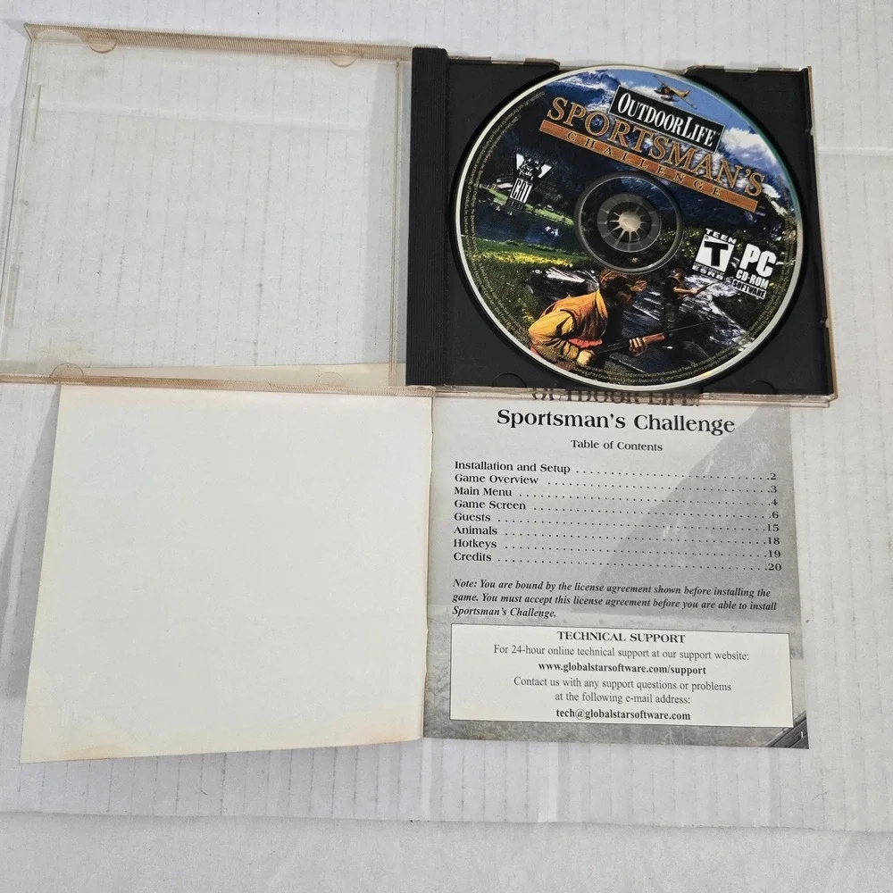 Outdoor Life Sportsmans Challenge‎ PC Game 2004 Windows CD-ROM Vintage (CIB)